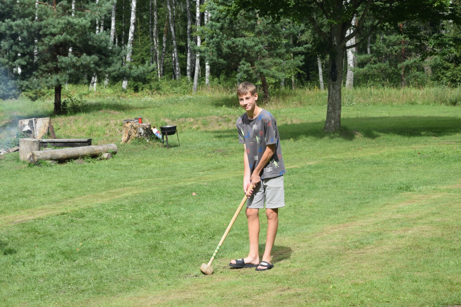 Vasaras nometne Otaņķu pagasta Rijniekos | Patvērums Drošā Māja