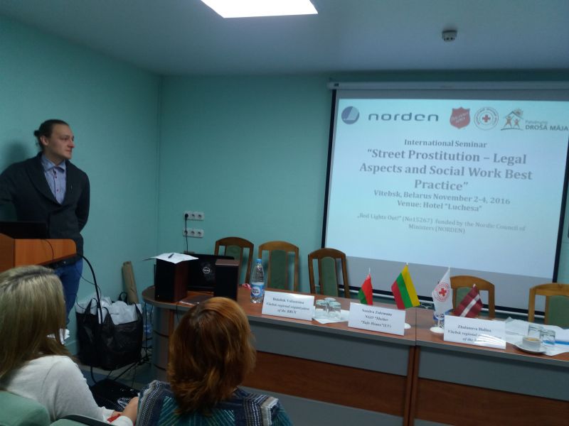Seminar in Vitebsk on Street Prostitution and Social Work  02.-04.11.2016. | Patvērums Drošā Māja